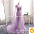 OY085 New Arrived Royal Purple Lace Appliqued Sexy Idian Mermaid Bling Wedding Dress